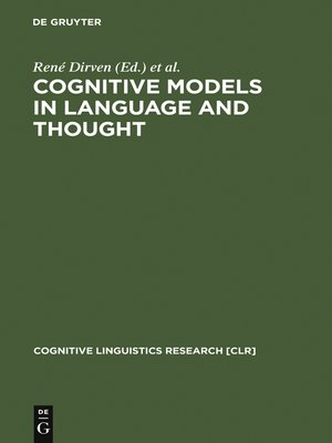 cover image of Cognitive Models in Language and Thought